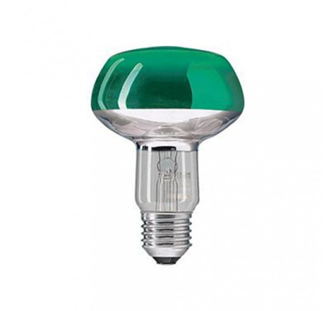 Philips рефлекторна лампа NR80 60W E27 GR зелен  Bx