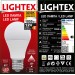 LED лампа A60 12W 220V E27  WW 3000K 1055lm Lightex