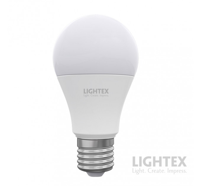 LED лампа A60 15W 220V E27 WW 3000K 1521lm Lightex