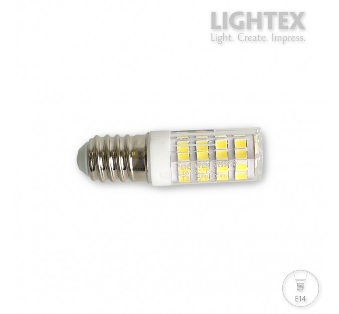 LED лампа 4W 220V E14 T16 4000K 400lm Lightex