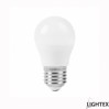 LED лампа Plastic 5W 220V E27 P45 матирана CW 6500K 400lm Lightex
