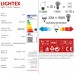 LED лампа индустриална 20W 220V E27 3CCT 1800lm с Dip Switch Lightex