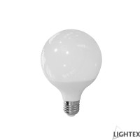 LED лампа Plastic. 15W 220V E27 G95 матирана NW 4000K 1275lm Lightex