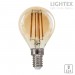 LED лампа FILAMENT 4W 220V E14 P45 GOLD 2700K 470lm Lightex