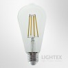 LED лампа FILAMENT 6W 220V E27 ST64 CL 3000K 806lm Lightex