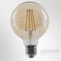 LED лампа FILAMENT 8W 220V E27 G95 GOLD 2700K 1055lm Lightex