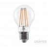 LED лампа FILAMENT димируема 8W 220V E27 A60 CL 3000K 806lm Lightex