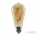 LED лампа FILAMENT димируема 8W 220V E27 ST64 GOLD 2700K 806lm Lightex