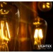 LED лампа FILAMENT димируема 8W 220V E27 ST64 GOLD 2700K 806lm Lightex