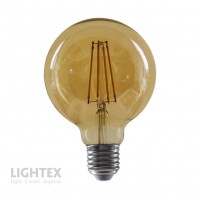 LED лампа FILAMENT димируема 8W 220V E27 G95 GOLD 2700K 806lm Lightex