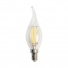 LED лампа FILAMENT димируема 5W 220V E14 C35 пламък 2700K 480lm Lightex