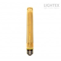 LED лампа FILAMENT димируема 4W 220V E27 T30 Gold 2200K 280lm Lightex