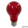 LED лампа FILAMENT 4W 220V E27 A60 червена 120lm Lightex