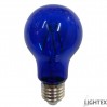 LED лампа FILAMENT 4W 220V E27 A60 синя 120lm Lightex
