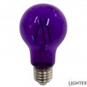 LED лампа FILAMENT 4W 220V E27 A60 лилава 120lm Lightex
