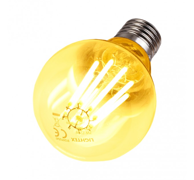 LED лампа FILAMENT 7W 220V E27 A60 CL 2700K 210lm/w 1500lm Lightex