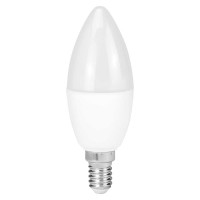 LED лампа Plastic 5W 220V E14 B35 NW 4000K 400lm 3 броя в кутия Lightex