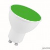 LED лампа Plastic 6W 220V GU10 зелена 88lm Lightex
