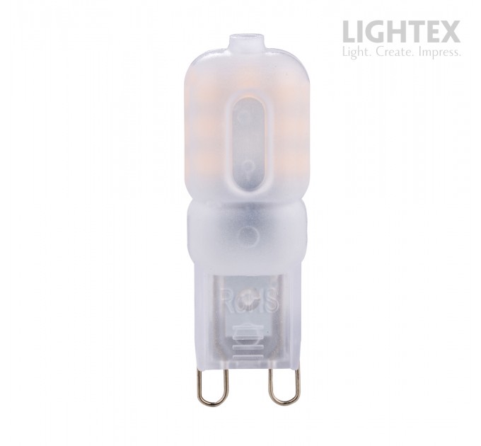 LED лампа SMD G9 2.2W 220V 3000K 220lm plastic Lightex