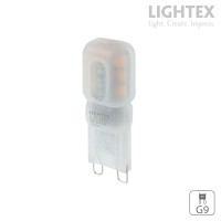 LED лампа SMD G9 2.2W 220V 3000K 220lm plastic Lightex