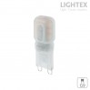 LED лампа SMD G9 2.2W 220V 3000K 220lm plastic Lightex
