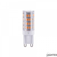 LED лампа SMD G9 5W 220V NW 4000K 380lm керамика 1брой/блистер Lightex