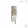 LED лампа SMD G9 4W 220V 3000K 490lm керамика Lightex