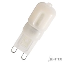 LED лампа SMD G9 2.5W 220V NW 4000K 200lm силикон Lightex
