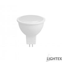 LED лампа Plastic 3W 12V AC/DC GU5.3  NW 4000K 249lm Lightex