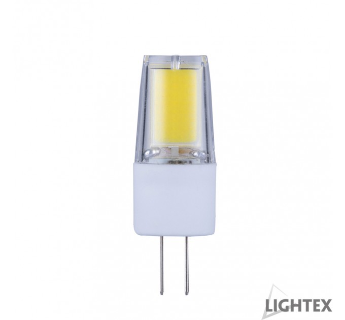 LED лампа COB 2.5W 12V G4 AC/DC WW 2700K 270lm 1брой/блистер Lightex