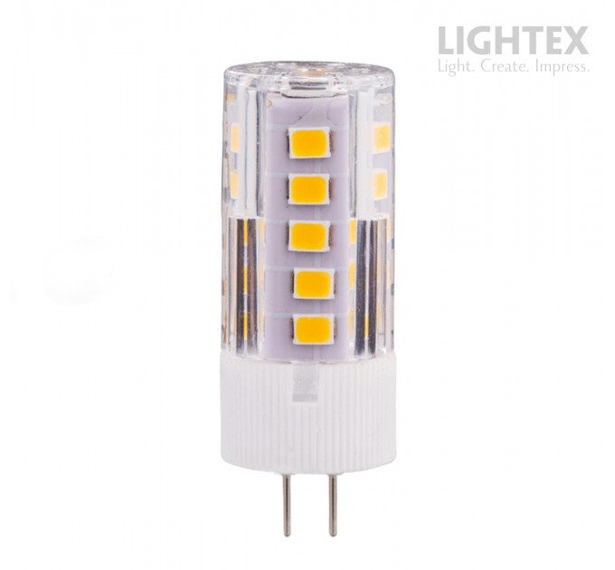 LED лампа SMD 3W 12V G4 AC/DC 270lm 4000K керамика Lightex