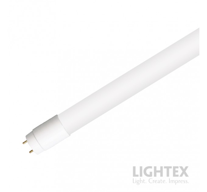 LED тръба Т8 9W 6500K 850lm 600mm стъклена едностранно захранване Lightex