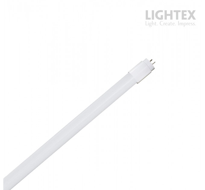LED тръба Т8 24W 4000K 100lm/W 2400lm 1500mm стъклена едностранно захранване Lightex