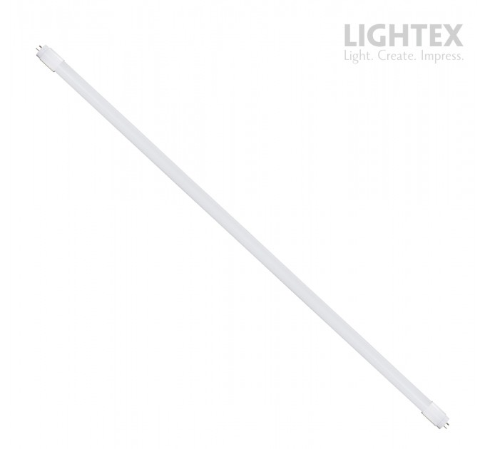 LED тръба Т8 24W 4000K 100lm/W 2400lm 1500mm стъклена едностранно захранване Lightex