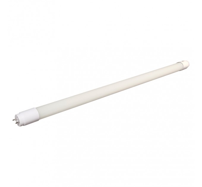 LED тръба Т8 18W CW 6000K 160lm/W 2880lm 1200mm стъклена едностранно захранване Lightex