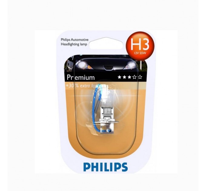 Philips автохалоген Н3 12336 PR 12V 55W PK22s B1     Cr
