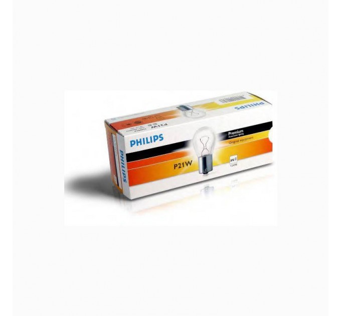 Philips автостопова Р21W 12498 12V BA15s CP-