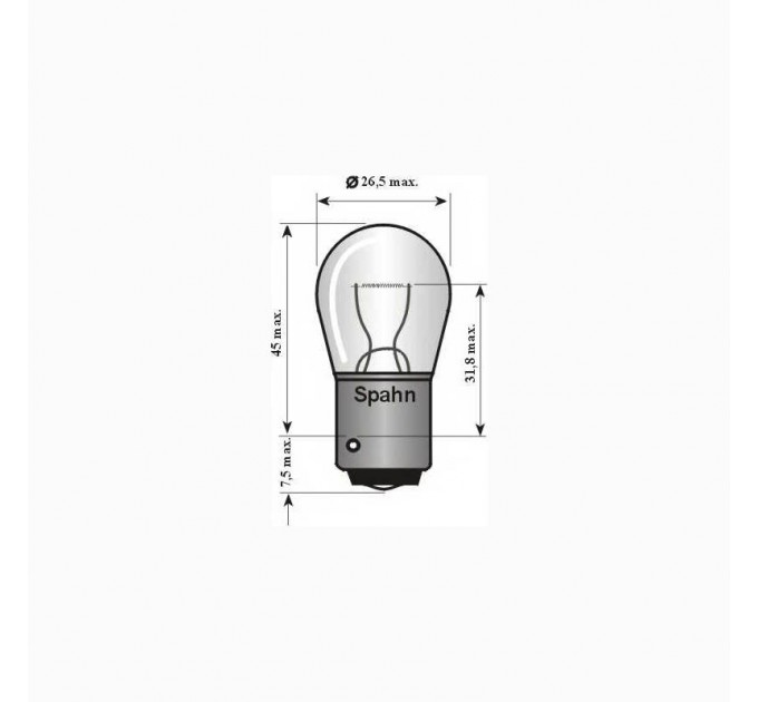 Philips автопътепоказателна PY21W 13496 24V HDLL CP