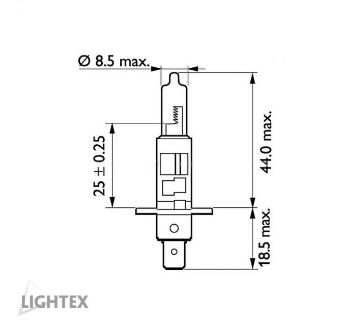 Philips автохалоген Н1 13258 MD 24V 70W P14.5S C1