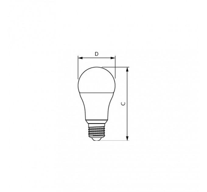 Philips LED лампа 13-100W A60 E27 6500K 1521lm 15000h матирана