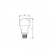 Philips LED лампа 13-100W A60 E27 6500K 1521lm 15000h матирана