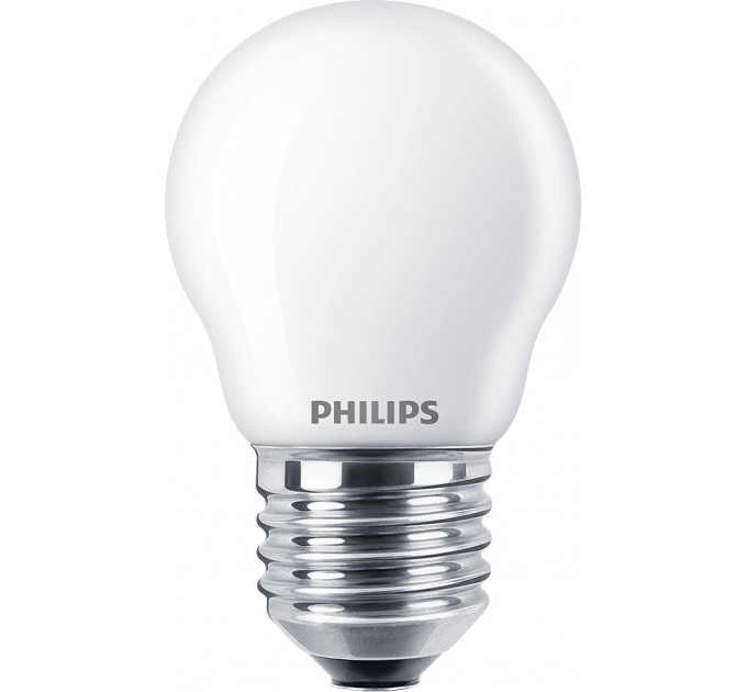 Philips LED лампа 6.5-60W P45 E27 806lm 2700K 15000h матирана CorePro