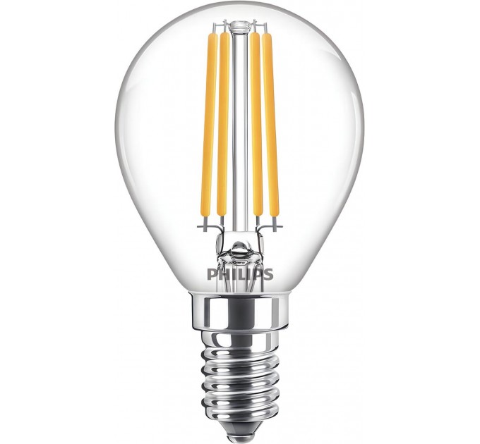Philips LED лампа FILAMENT 4.3-40W B35 E14 4000K 470lm 15000h CorePro