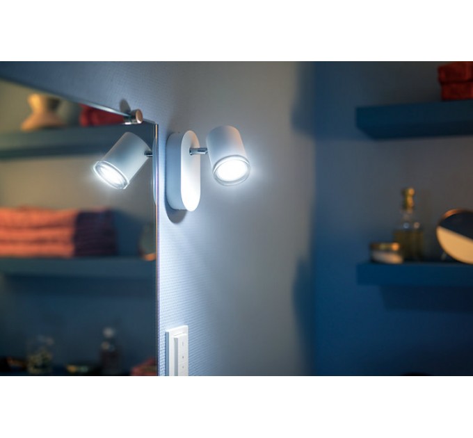 Philips HUE ADORE Спот 1х5W GU10 350Lm бял 2200K - 6500K IP44