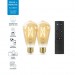 WIZ Wi-Fi Led лампа FILAMENT GOLD 6.7W ST64 E27 640lm 2000K-5000K 15000h 2бр/опаковка + дистанционно
