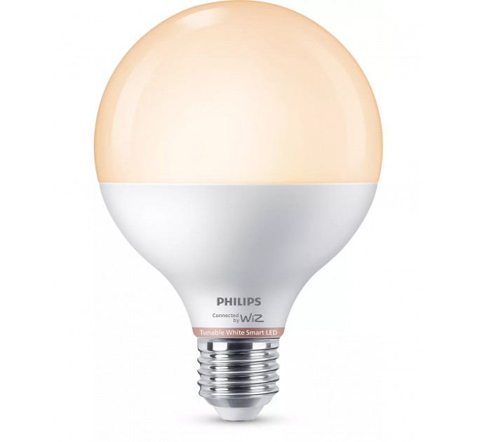Philips Smart с WiZ LED лампа 11W-75W G95 E27 1055lm 2700K-6500K 25000h