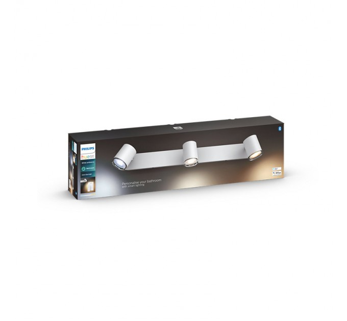 Philips HUE ADORE Спот 3х5W GU10 1050Lm бял 2200K - 6500K IP44
