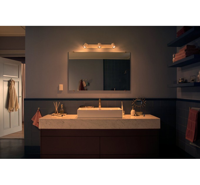 Philips HUE ADORE Спот 3х5W GU10 1050Lm бял 2200K - 6500K IP44