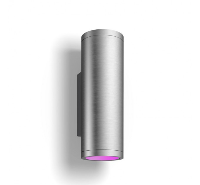 Philips HUE APPEAR Фасаден осветител 2x8W 1200lm 2200K - 6500K инокс IP44