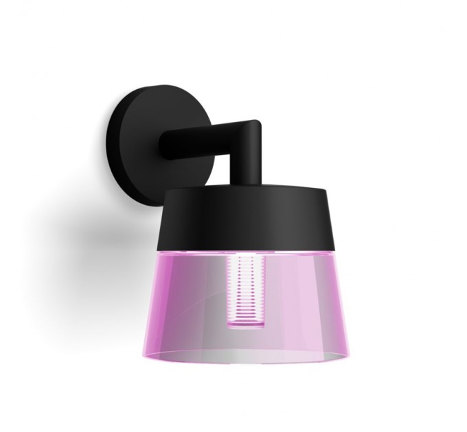 Philips HUE ATTRACT Градински аплик 8W 600lm 2200K - 6500K+16 мил.цвята черен IP44